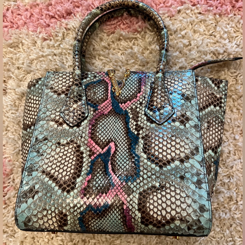 Authentic Versace python purse NWT